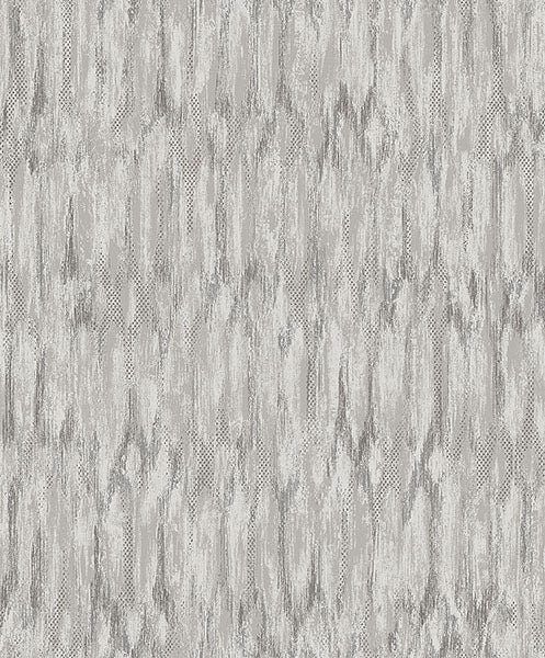 Purchase 4105-86605 A-Street Wallpaper, Kintana Silver Abstract Trellis - Lumina