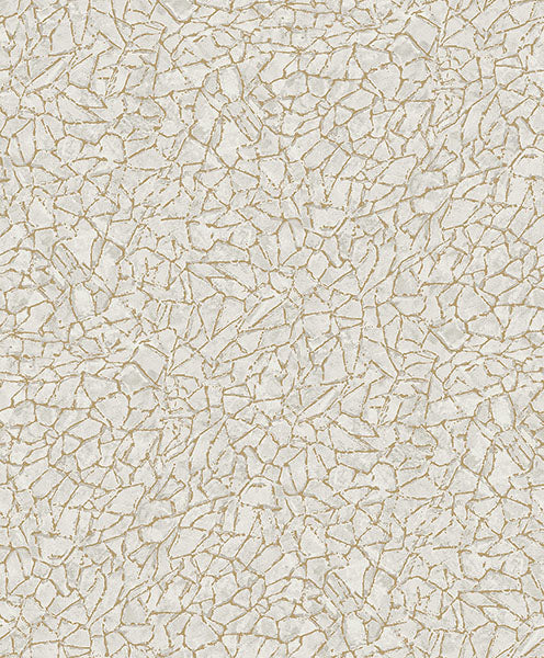 Purchase 4105-86624 A-Street Wallpaper, Soma Silver Metallic Crackling - Lumina