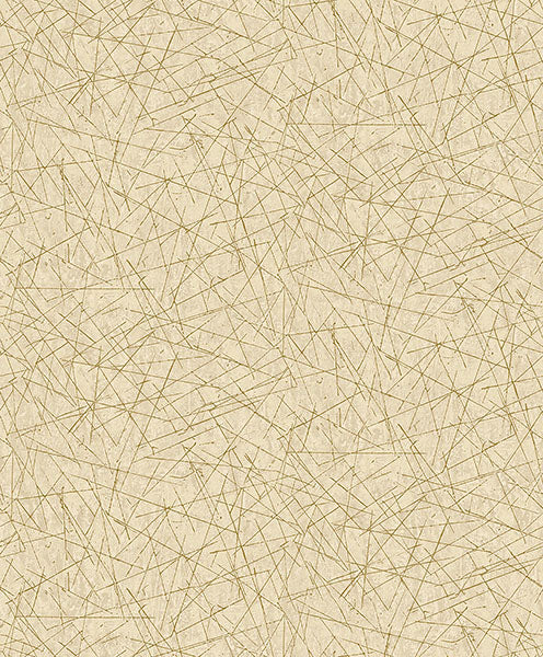 Purchase 4105-86632 A-Street Wallpaper, Bulan Gold Abstract Lines - Lumina