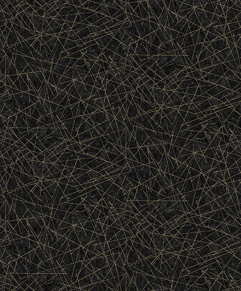 Purchase 4105-86635 A-Street Wallpaper, Bulan Black Abstract Lines - Lumina