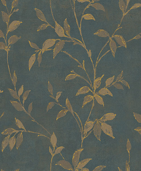 Purchase 4105-86645 A-Street Wallpaper, Kupari Blue Trail - Lumina
