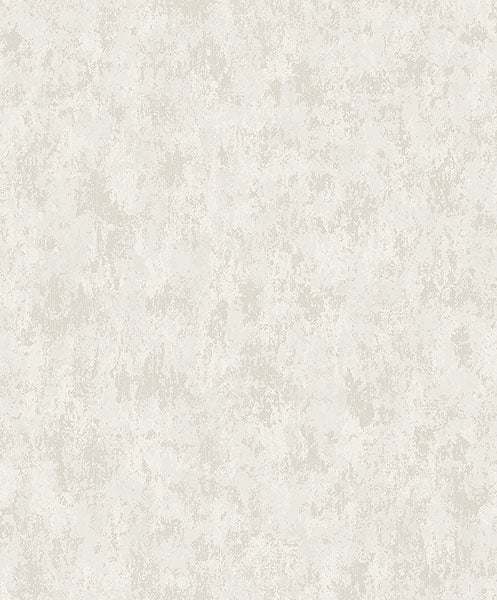 Purchase 4105-86657 A-Street Wallpaper, Haliya White Metallic Plaster - Lumina