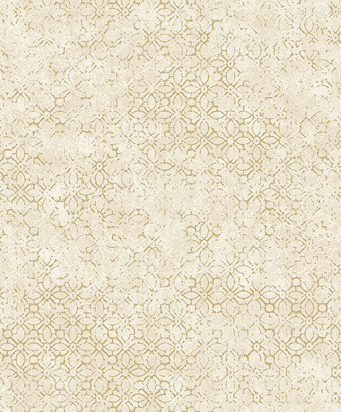 Purchase 4105-86663 A-Street Wallpaper, Khauta Champagne Floral Geometric - Lumina