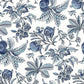 Purchase 4120-26811 A-Street Wallpaper, Cecilia Blue Fruit - Middleton