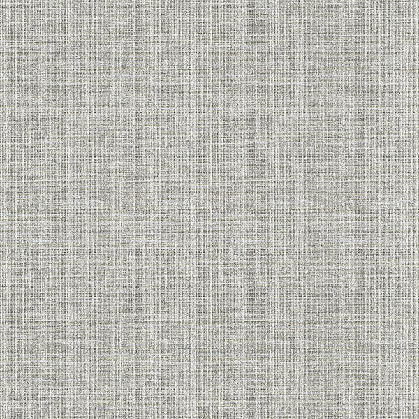 Purchase 4120-26834 A-Street Wallpaper, Kantera Grey Fabric Texture - Middleton