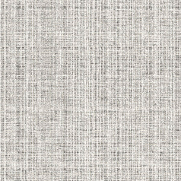 Purchase 4120-26836 A-Street Wallpaper, Kantera Light Grey Fabric Texture - Middleton