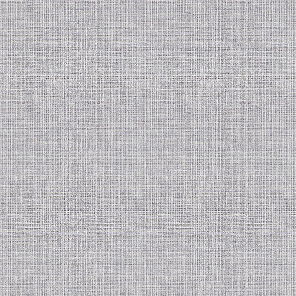 Purchase 4120-26837 A-Street Wallpaper, Kantera Blueberry Fabric Texture - Middleton