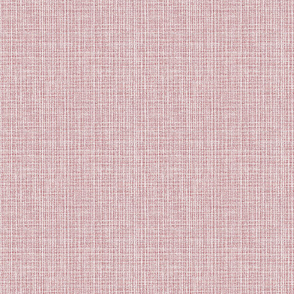 Purchase 4120-26839 A-Street Wallpaper, Kantera Pink Fabric Texture - Middleton