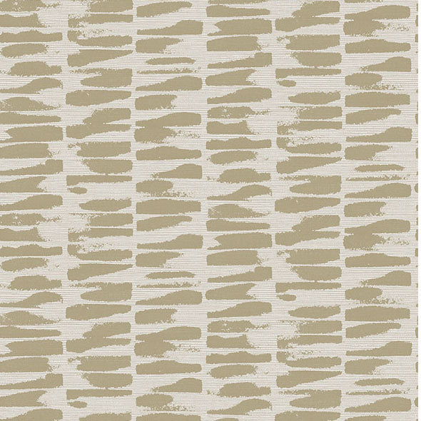 Purchase 4120-26842 A-Street Wallpaper, Myrtle Gold Abstract Stripe - Middleton