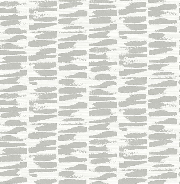 Purchase 4120-26845 A-Street Wallpaper, Myrtle Grey Abstract Stripe - Middleton