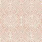 Purchase 4120-26848 A-Street Wallpaper, Lyon Coral Geometric Key - Middleton