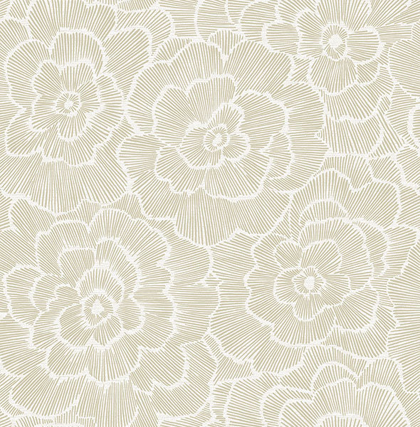 Purchase 4120-26852 A-Street Wallpaper, Periwinkle Stone Textured Floral - Middleton