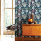 Purchase 4120-72001 A-Street Wallpaper, Harper Teal Floral Vase - Middleton12