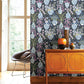 Purchase 4120-72004 A-Street Wallpaper, Harper Charcoal Floral Vase - Middleton12