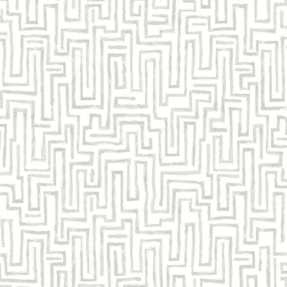 Purchase 4121-25703 A-Street Wallpaper, Ramble Grey Geometric Wallpaper - Mylos