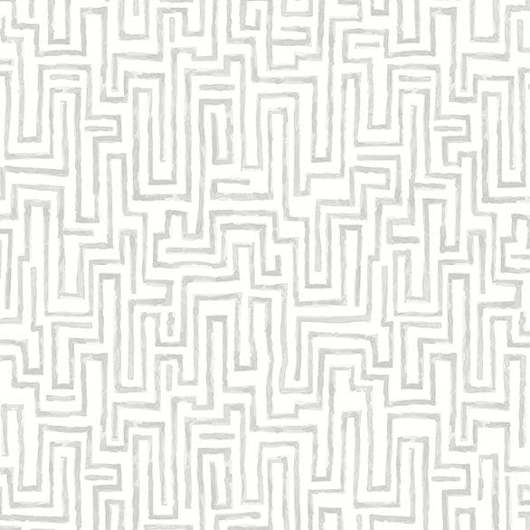 Purchase 4121-25703 A-Street Wallpaper, Ramble Grey Geometric Wallpaper - Mylos