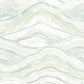 Purchase 4121-26924 A-Street Wallpaper, Dorea Sea Green Striated Waves Wallpaper - Mylos