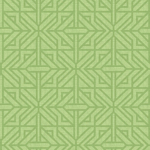 Purchase 4121-26927 A-Street Wallpaper, Hesper Green Geometric Wallpaper - Mylos