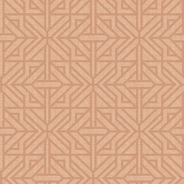 Purchase 4121-26930 A-Street Wallpaper, Hesper Rust Geometric Wallpaper - Mylos