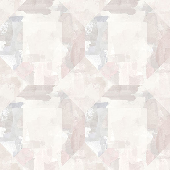 Purchase 4121-26945 A-Street Wallpaper, Perrin Lavender Gem Geometric Wallpaper - Mylos