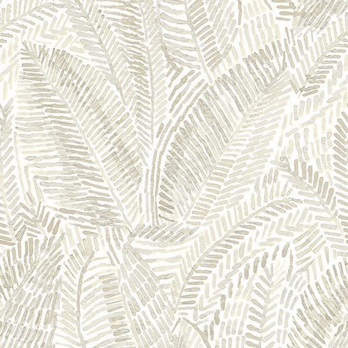 Purchase 4121-26950 A-Street Wallpaper, Fildia Taupe Botanical Wallpaper - Mylos