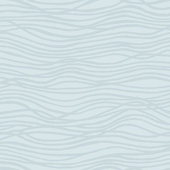 Purchase 4121-72207 A-Street Wallpaper, Galyn Sky Blue Pearlescent Wave Wallpaper - Mylos