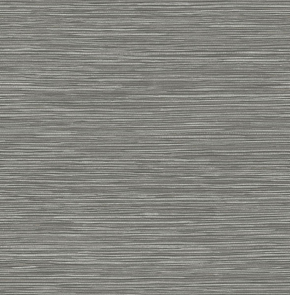 Purchase 4125-26718 Advantage Wallpaper, Alton Grey Faux Grasscloth - Fusion
