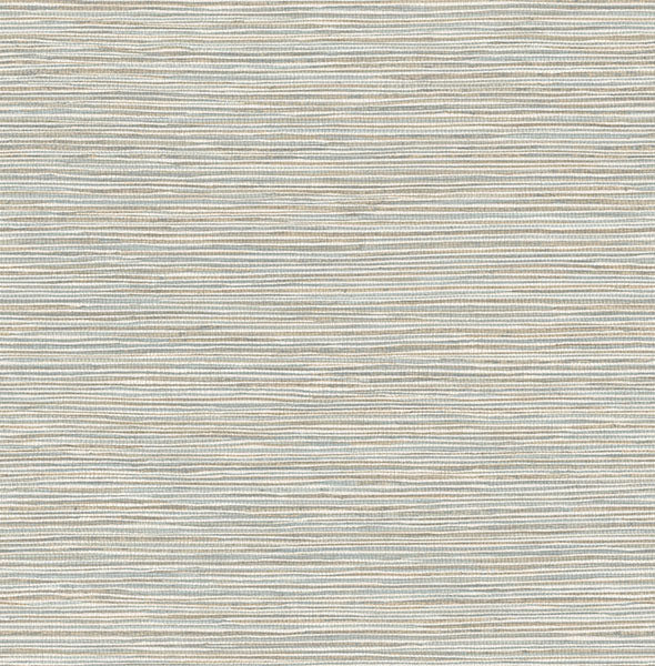 Purchase 4125-26719 Advantage Wallpaper, Alton Light Blue Faux Grasscloth - Fusion