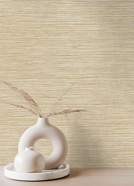 Purchase 4125-26720 Advantage Wallpaper, Alton Wheat Faux Grasscloth - Fusion1