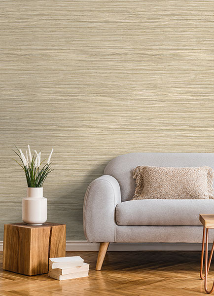 Purchase 4125-26720 Advantage Wallpaper, Alton Wheat Faux Grasscloth - Fusion12