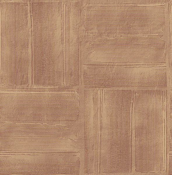 Purchase 4125-26736 Advantage Wallpaper, Jasper Rust Block Texture - Fusion