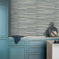 Purchase 4125-26745 Advantage Wallpaper, Rowan Blue Faux Grasscloth - Fusion12