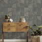 Purchase 4125-26750 Advantage Wallpaper, Addison Charcoal Retro Geo - Fusion1