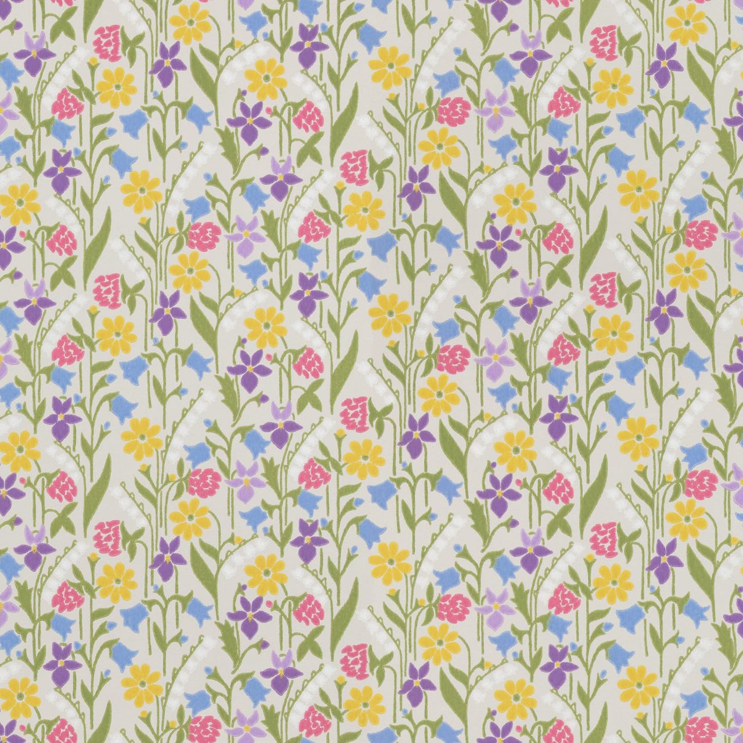 417-19 Juniflora multi, Signatur by Sandberg Wallpaper