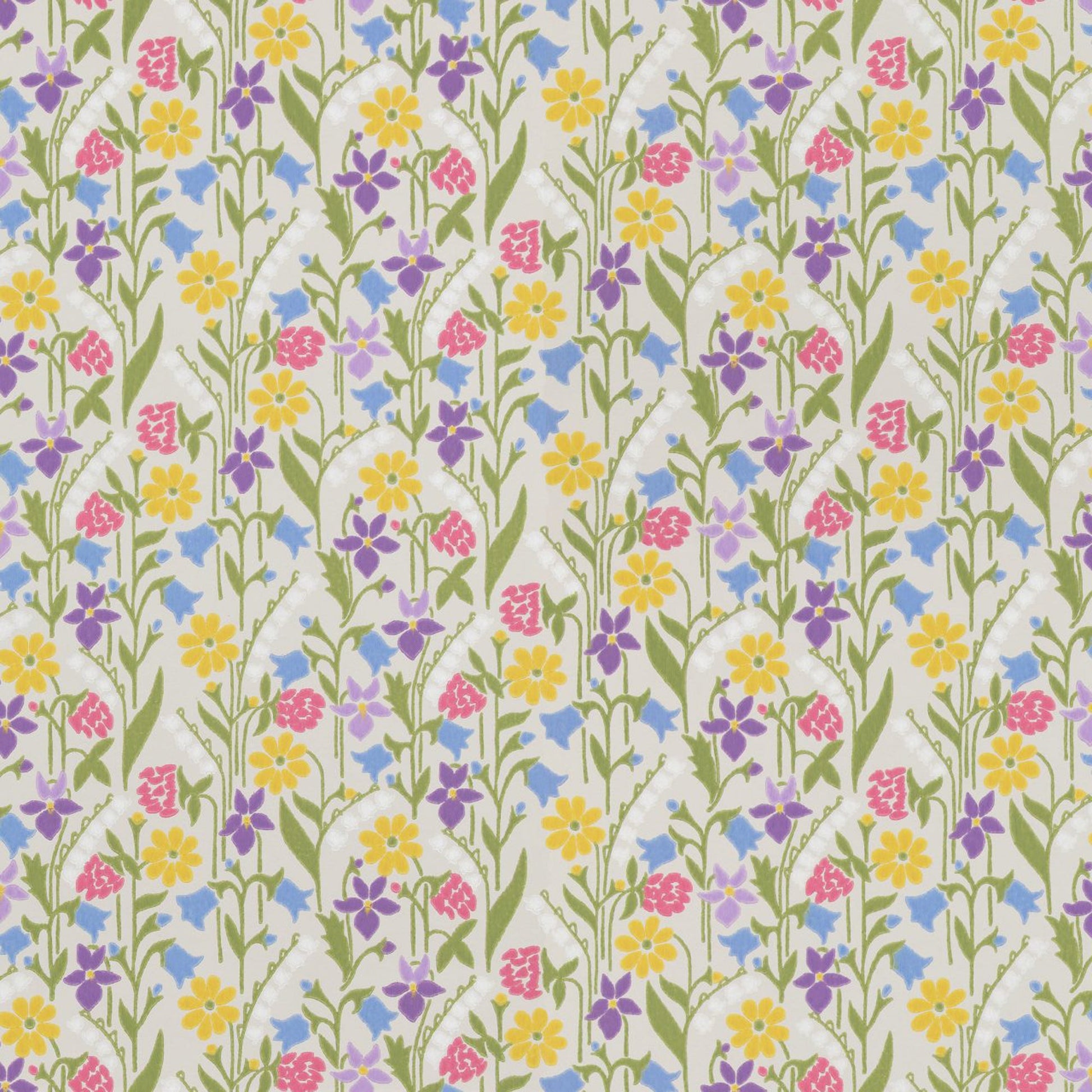 417-19 Juniflora multi, Signatur by Sandberg Wallpaper