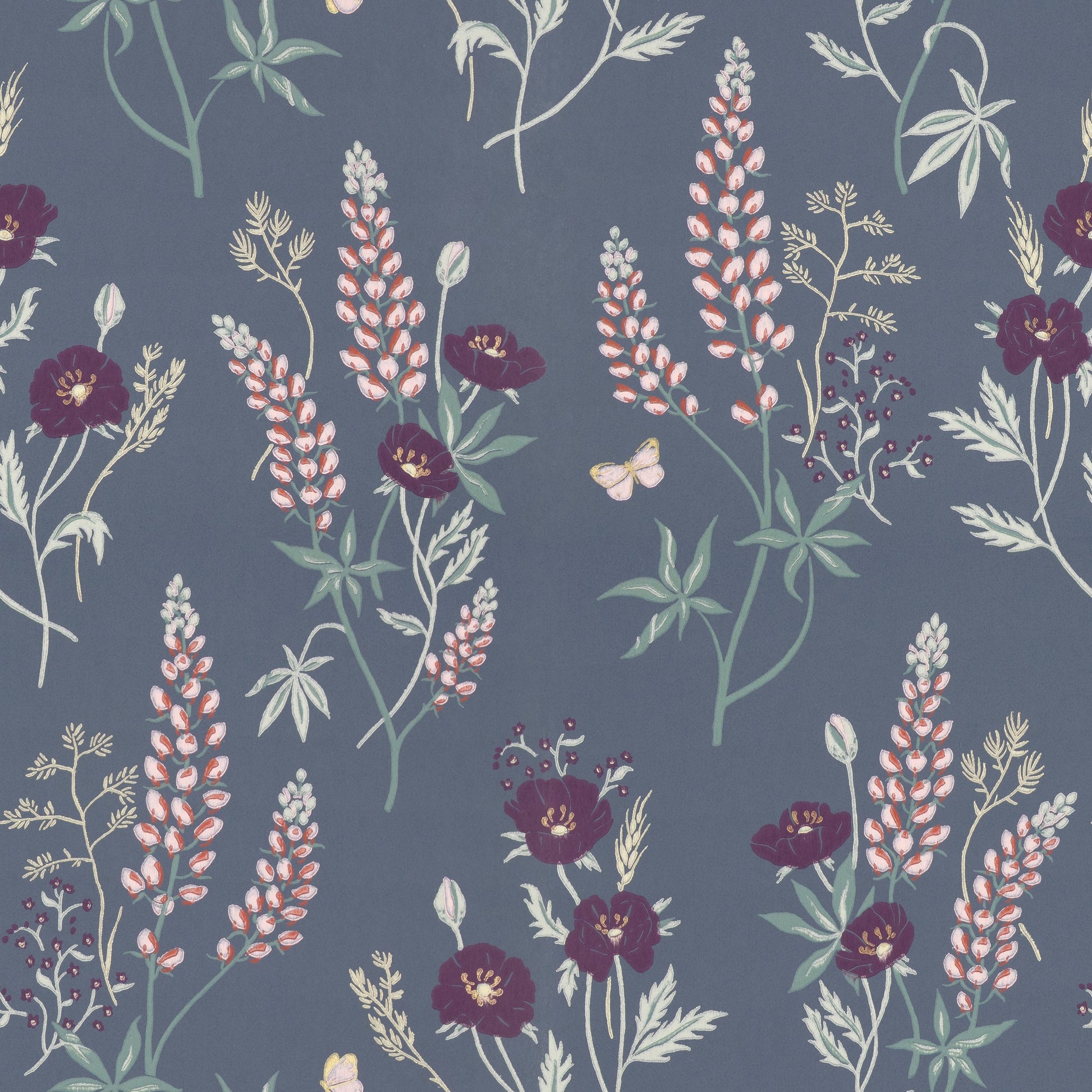 427-81 Emma dark grey, Villa Dalar√∂ by Sandberg Wallpaper