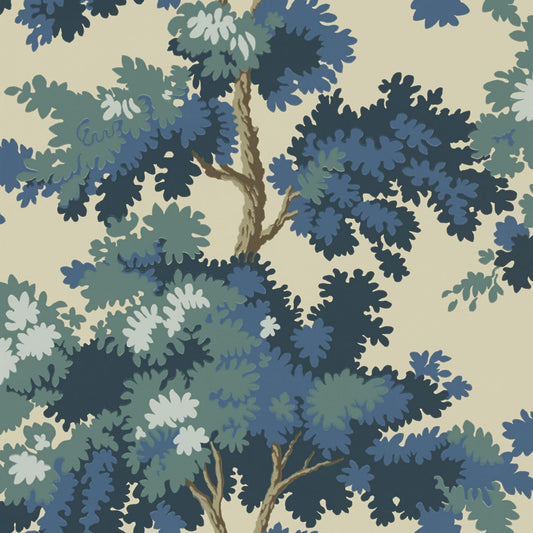 444-66 Raphael blue, Special Edition by Sandberg Wallpaper