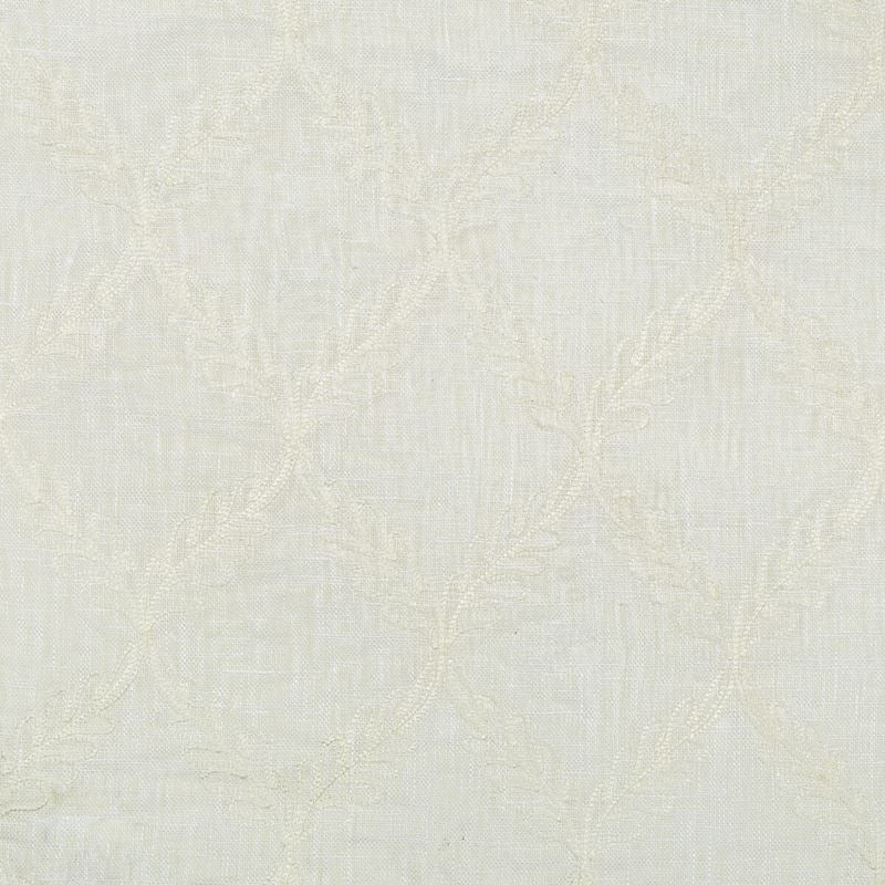 Shop 4446.101.0 Botanical/Foliage White Kravet Basics Fabric