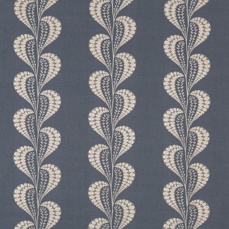 View 4787.5.0 Tisza Blue Botanical Kravet Couture Fabric