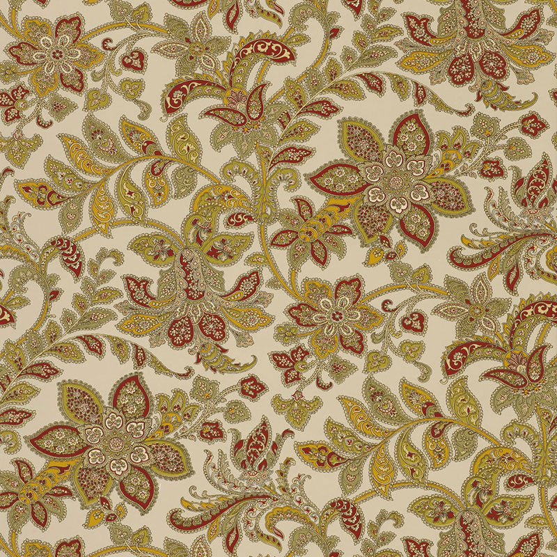 Shop 5004071 Corsini Paisley Patina by Schumacher Wallpaper