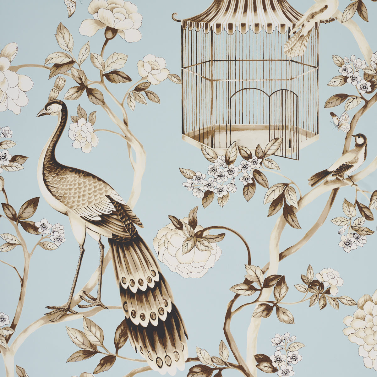 5004080 | Oiseaux Et Fleurs, Mineral