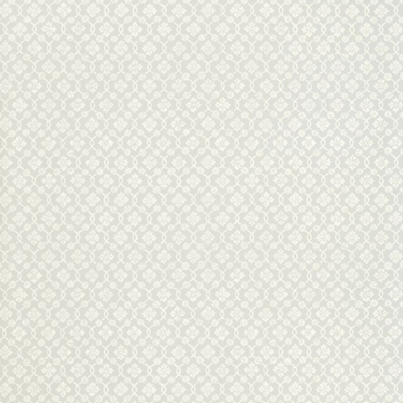 Shop 5004141 Harbury Trellis Dove by Schumacher Wallpaper