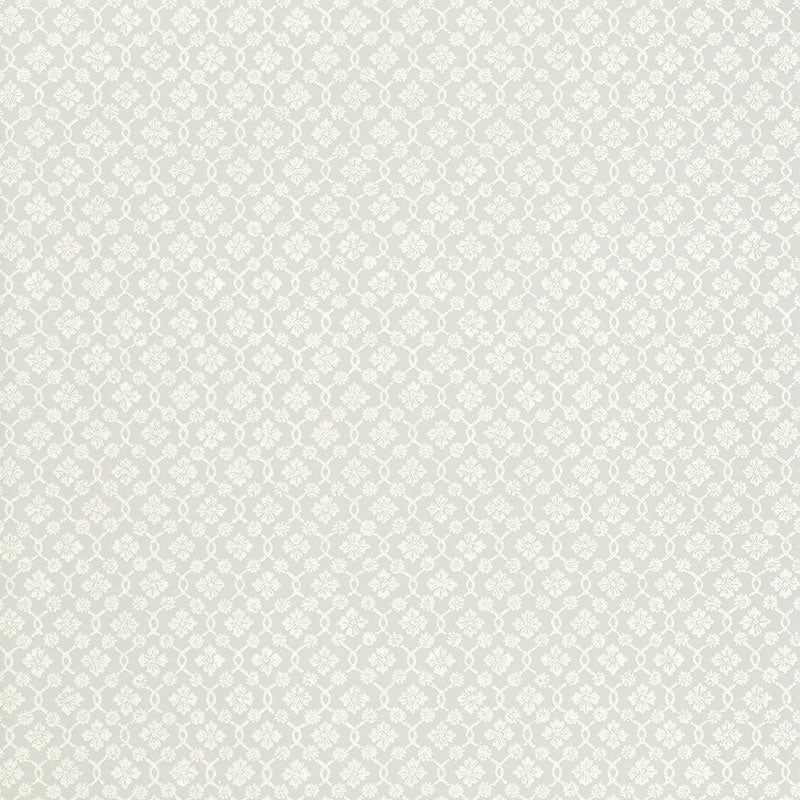 Shop 5004141 Harbury Trellis Dove by Schumacher Wallpaper