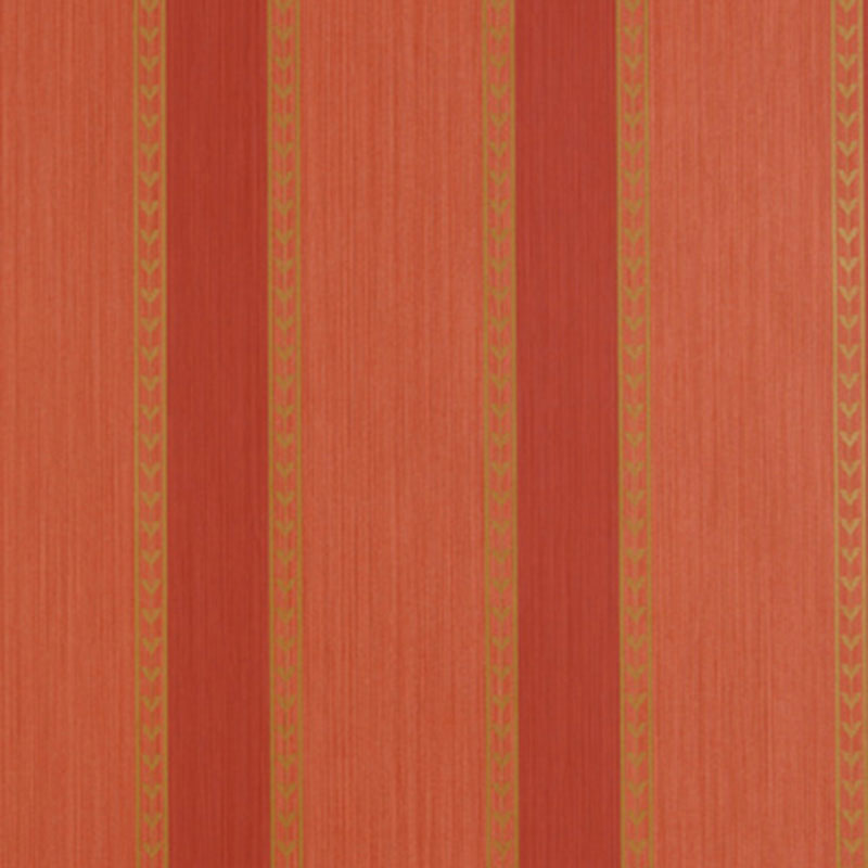 View 5004622 Lansdowne Strie Stripe Coral by Schumacher Wallpaper