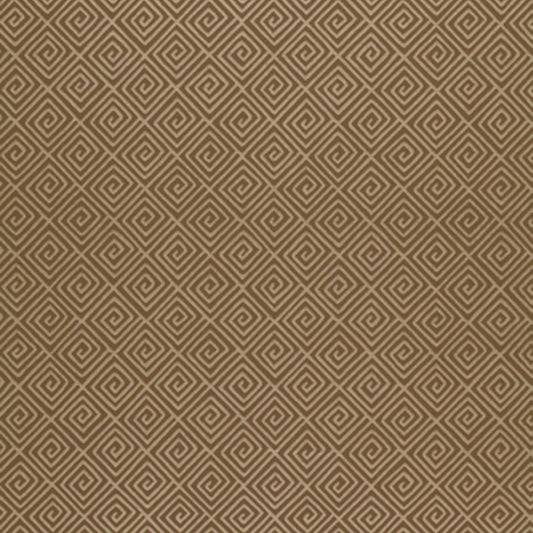 Select 5004763 Greek Key Mink by Schumacher Wallpaper