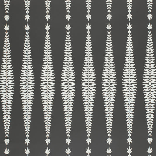 Buy 5005073 Fern Tree Graphite by Schumacher Wallpaper