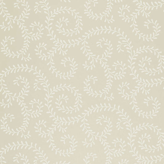 Acquire 5005091 Leafy Scroll Bone by Schumacher Wallpaper