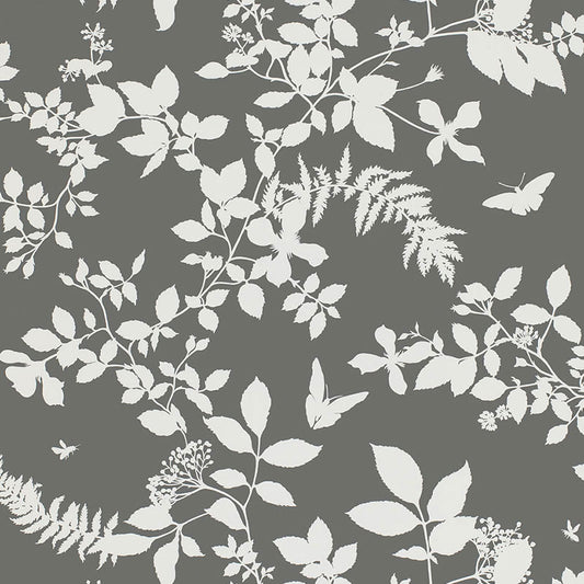 Buy 5005103 Shadow Vine Charcoal by Schumacher Wallpaper