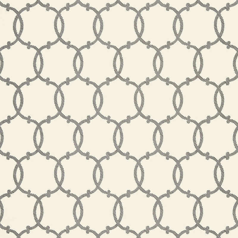 Find 5005121 Tracery Charcoal by Schumacher Wallpaper