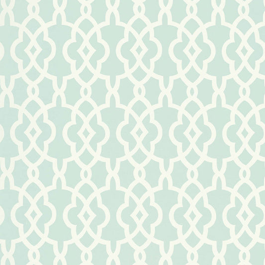 Buy 5005143 Summer Palace Fret Mineral by Schumacher Wallpaper